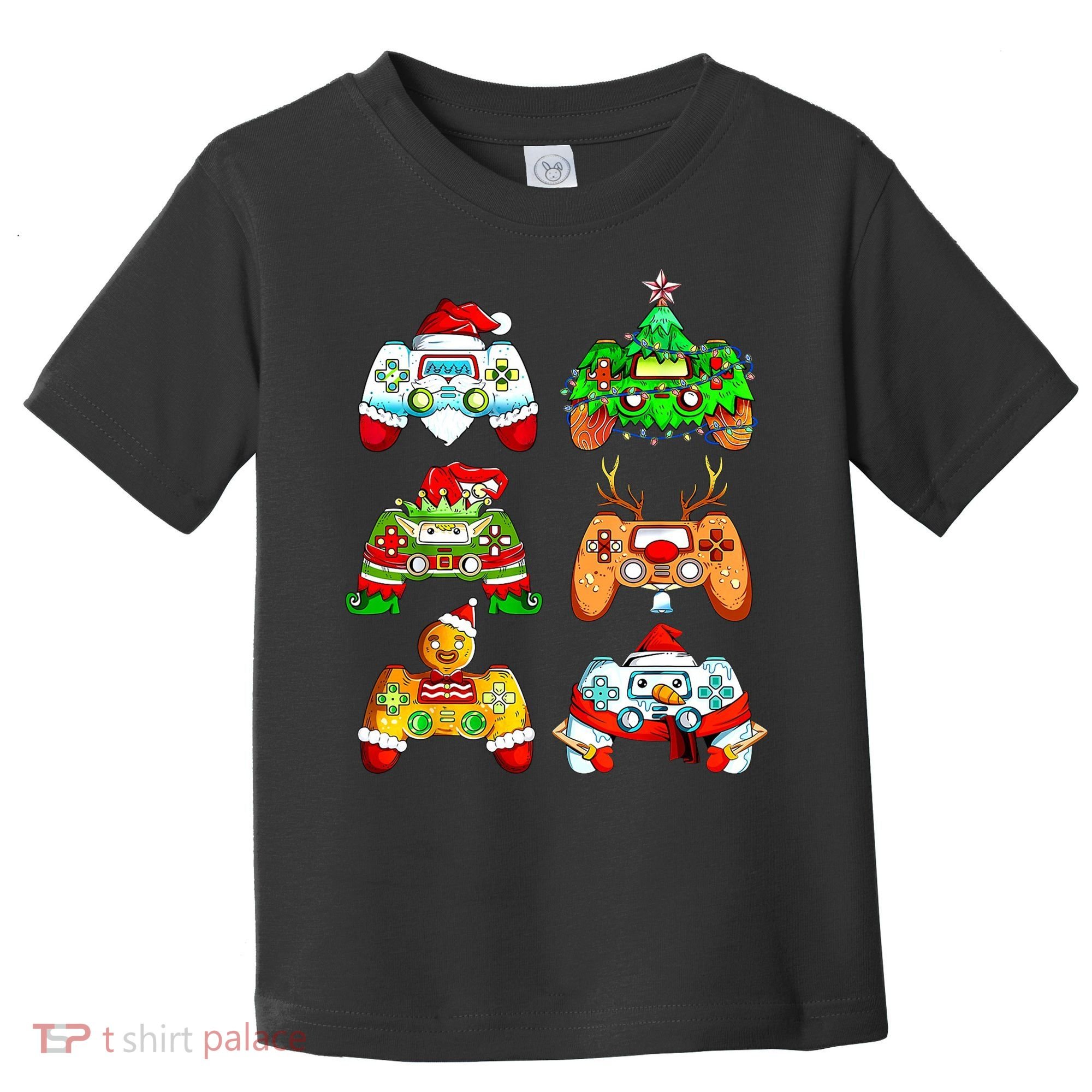 Christmas Gamer Controller Holiday Gift Toddler T-Shirt
