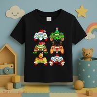 Christmas Gamer Controller Holiday Gift Toddler T-Shirt thumb 3