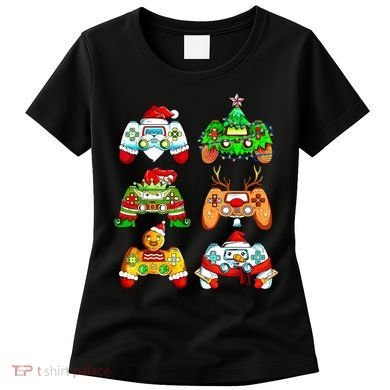 Christmas Gamer Controller Holiday Gift Women's T-Shirt