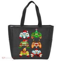 Christmas Gamer Controller Holiday Gift Tote Bag thumb 0