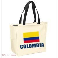 Colombia Gift Columbian Flag Pride Gift Tote Bag thumb 2