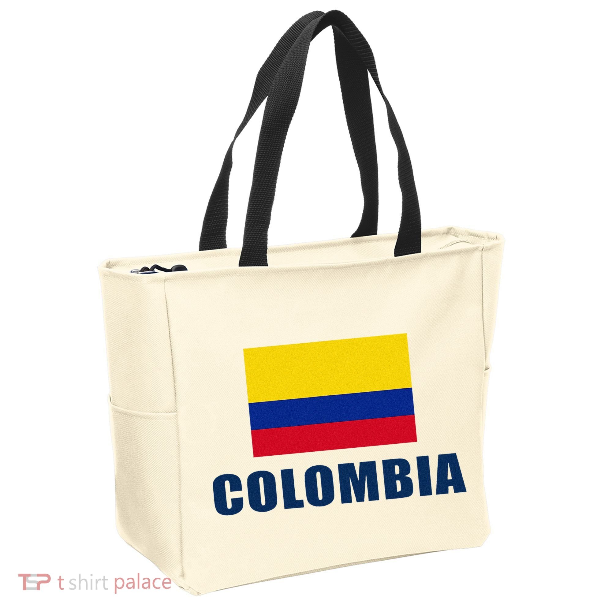 Colombia Gift Columbian Flag Pride Gift Tote Bag