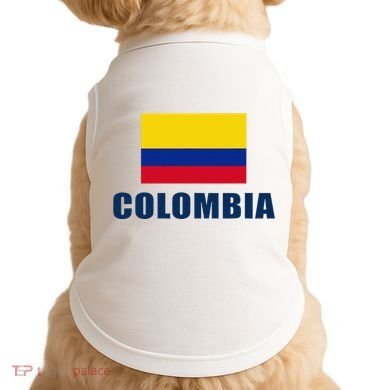 Colombia Gift Columbian Flag Pride Gift Doggie Tank