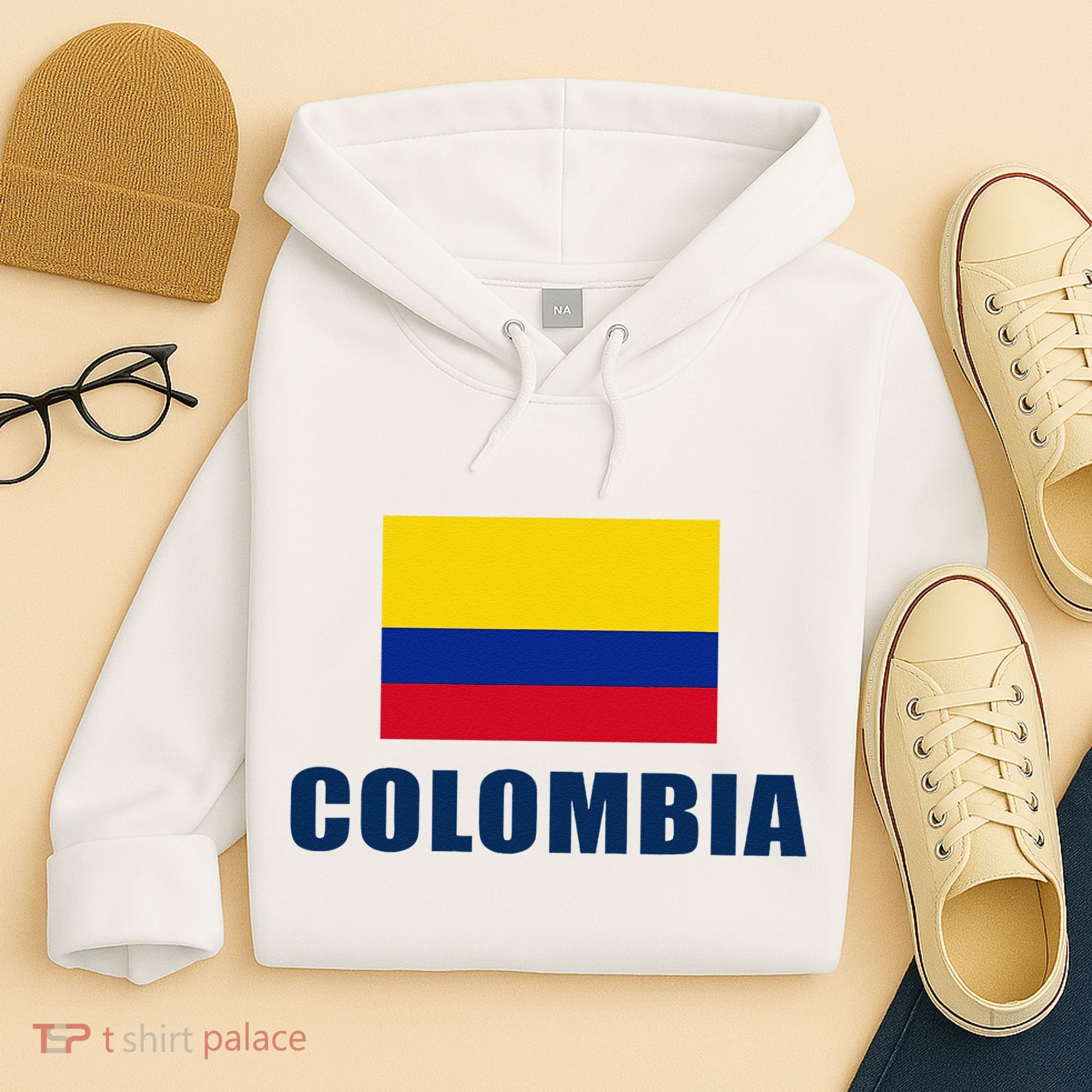 Colombia Gift Columbian Flag Pride Gift Hoodie