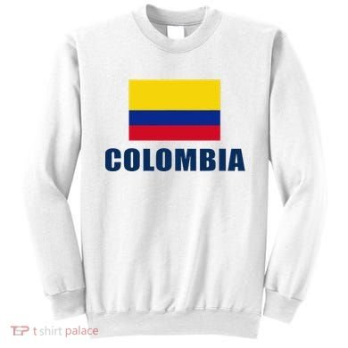 Colombia Gift Columbian Flag Pride Gift Sweatshirt