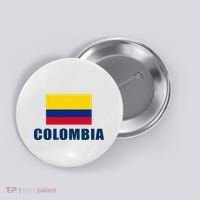Colombia Gift Columbian Flag Pride Gift Button thumb 0