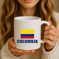 Colombia Gift Columbian Flag Pride Gift Coffee Mug thumb 3