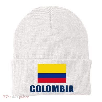 Colombia Gift Columbian Flag Pride Gift Beanie