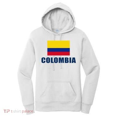 Colombia Gift Columbian Flag Pride Gift Women's Hoodie