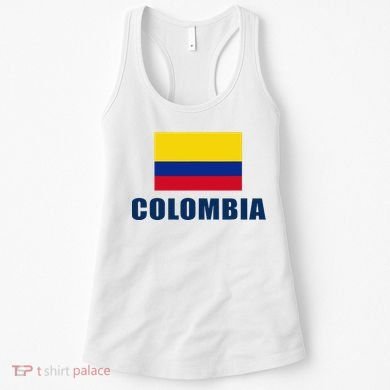Colombia Gift Columbian Flag Pride Gift Women's Tank Top