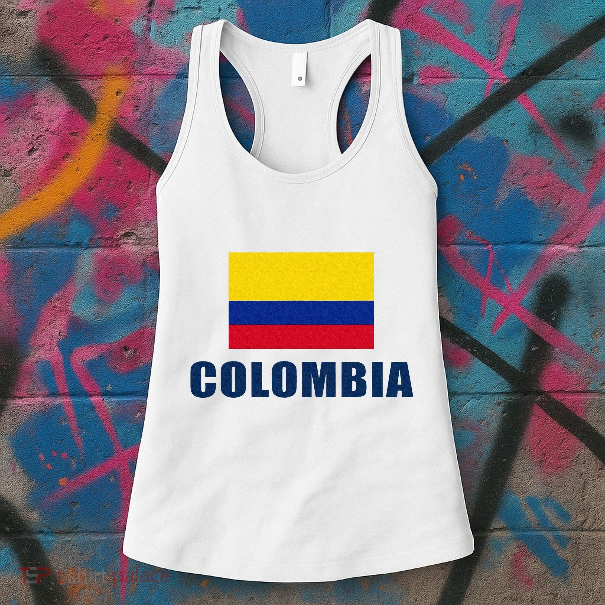 Colombia Gift Columbian Flag Pride Gift Women's Tank Top
