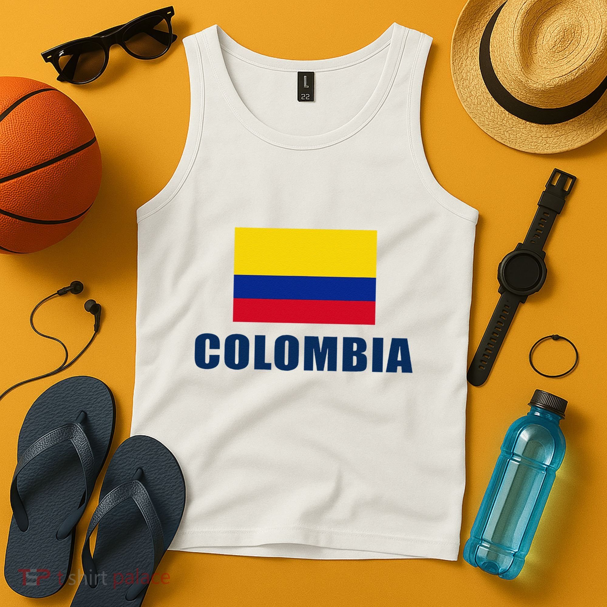 Colombia Gift Columbian Flag Pride Gift Tank Top