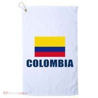 Colombia Gift Columbian Flag Pride Gift Golf Towel thumb 0