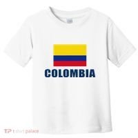 Colombia Gift Columbian Flag Pride Gift Toddler T-Shirt thumb 0