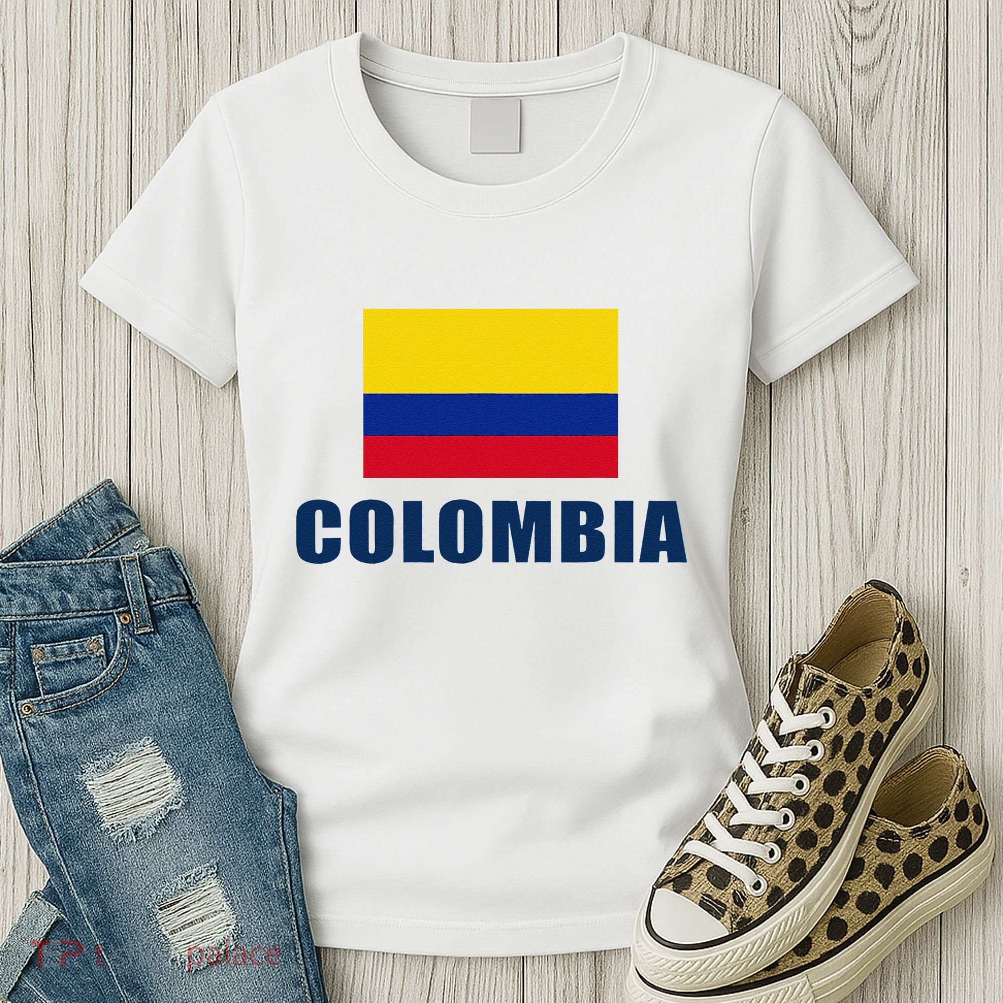 Colombia Gift Columbian Flag Pride Gift Women's T-Shirt