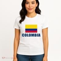 Colombia Gift Columbian Flag Pride Gift Women's T-Shirt thumb 4