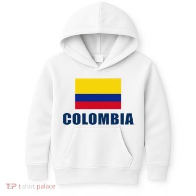 Colombia Gift Columbian Flag Pride Gift Kids Hoodie