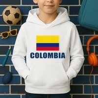 Colombia Gift Columbian Flag Pride Gift Kids Hoodie thumb 2