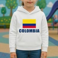 Colombia Gift Columbian Flag Pride Gift Kids Hoodie thumb 3