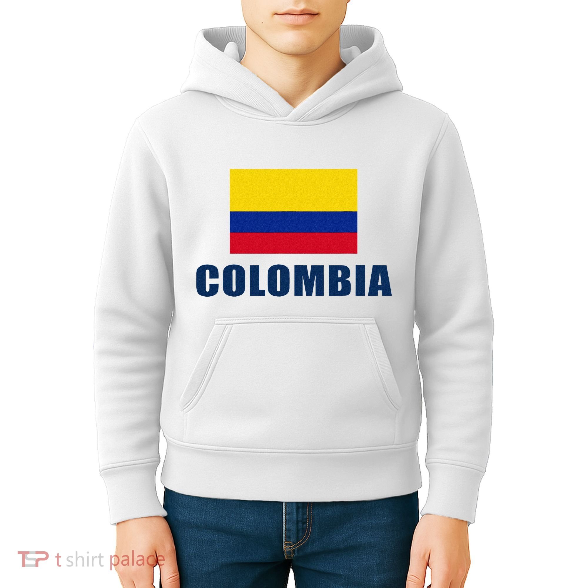 Colombia Gift Columbian Flag Pride Gift Kids Hoodie