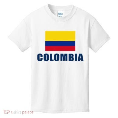 Colombia Gift Columbian Flag Pride Gift Kids T-Shirt