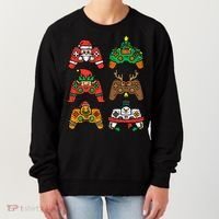Christmas Gamer Controller Xmas Gaming  Women's Sweatshirt thumb 0