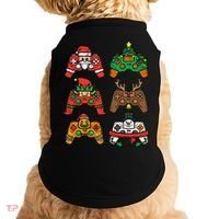 Christmas Gamer Controller Xmas Gaming  Doggie Tank thumb 0