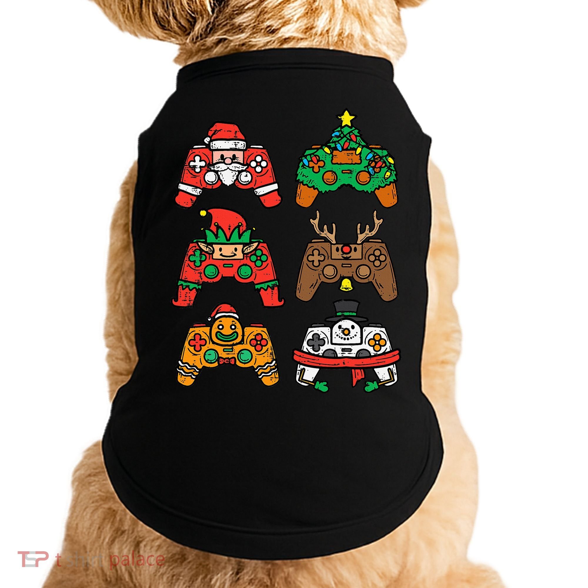 Christmas Gamer Controller Xmas Gaming  Doggie Tank