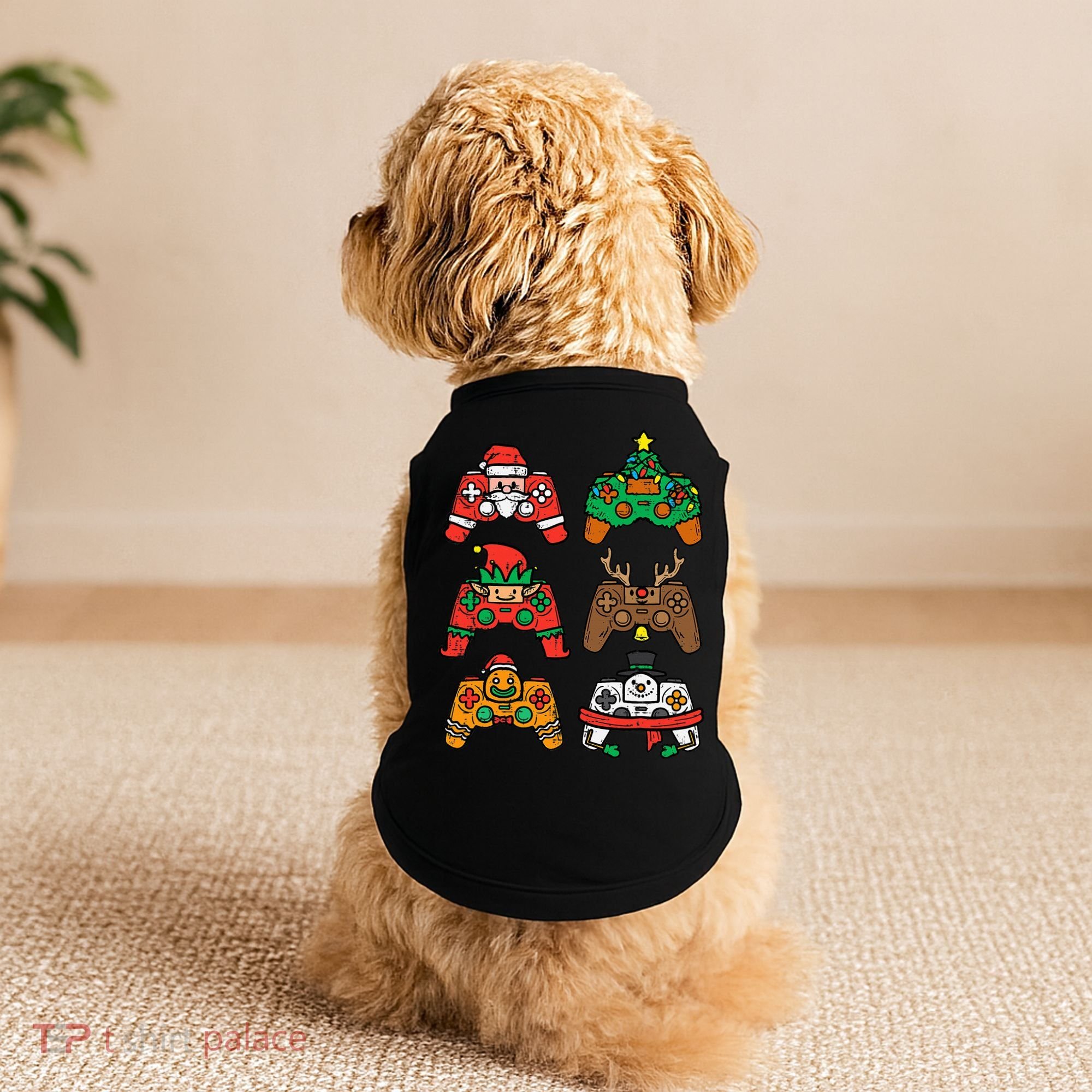 Christmas Gamer Controller Xmas Gaming  Doggie Tank