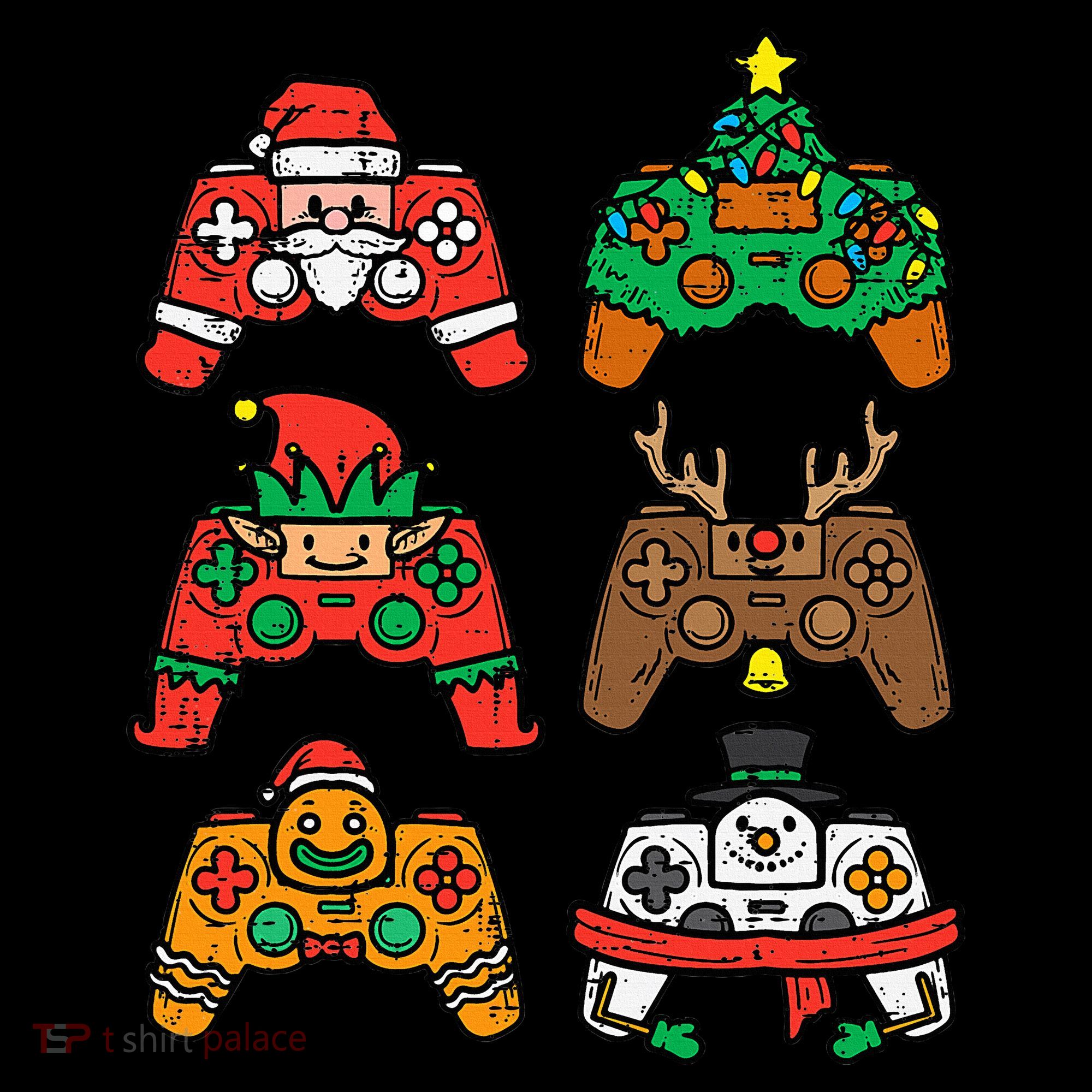 Christmas Gamer Controller Xmas Gaming  Doggie Tank