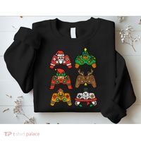 Christmas Gamer Controller Xmas Gaming  Sweatshirt thumb 2