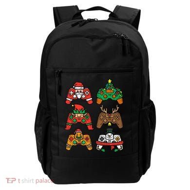 Christmas Gamer Controller Xmas Gaming  Backpack