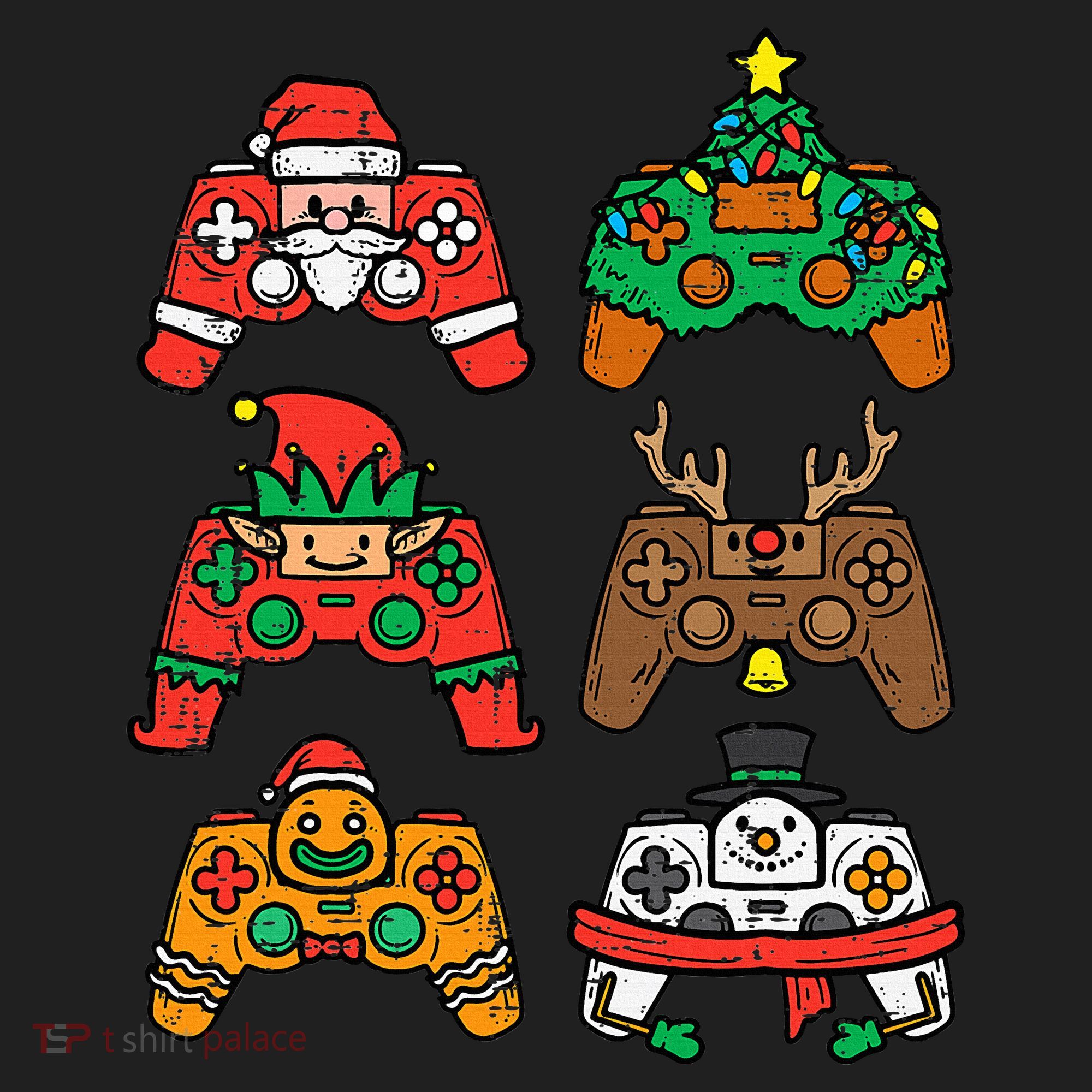 Christmas Gamer Controller Xmas Gaming  Beanie