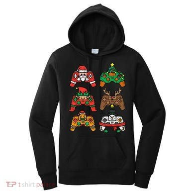 Christmas Gamer Controller Xmas Gaming  Women's Hoodie