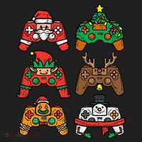 Christmas Gamer Controller Xmas Gaming  Hat thumb 2