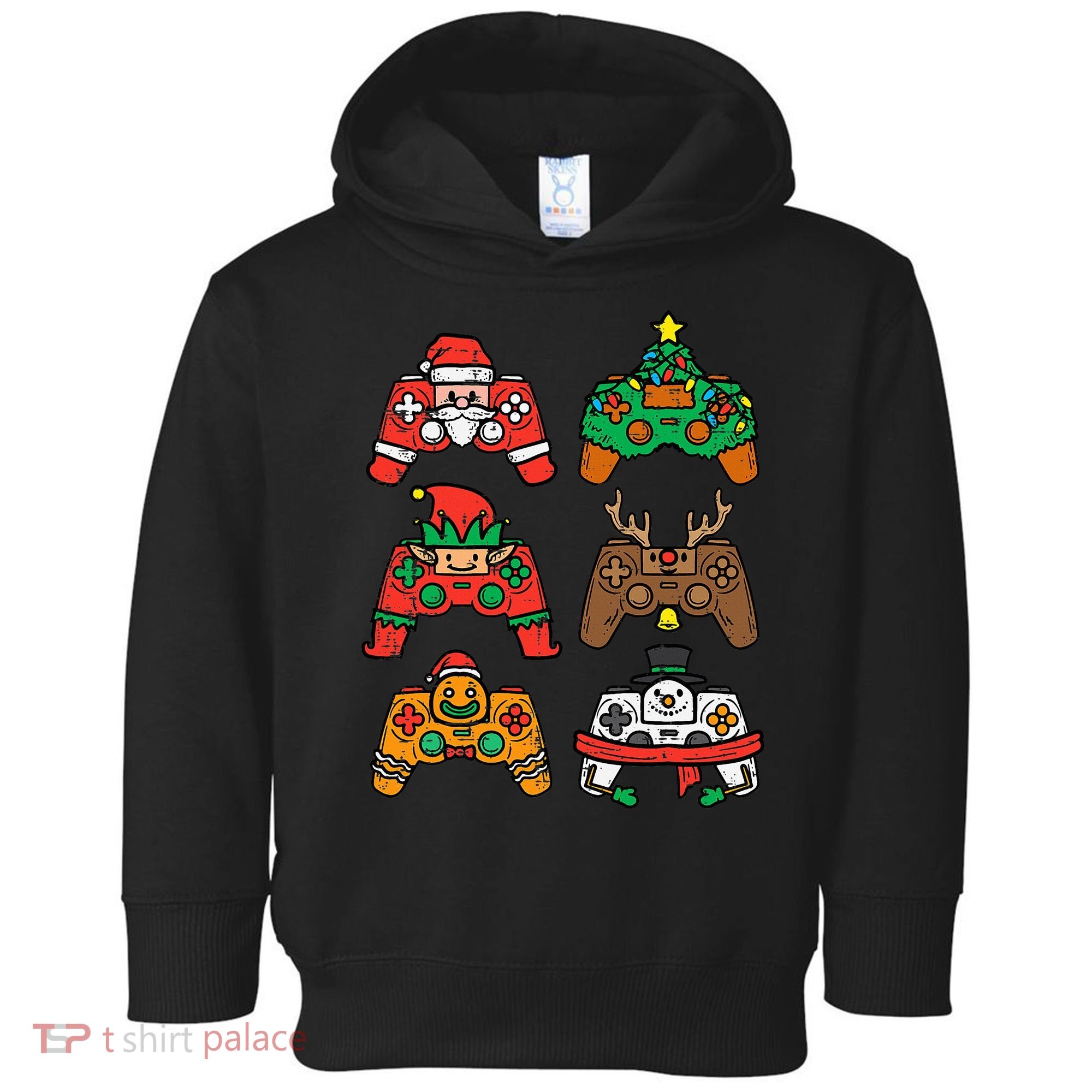 Christmas Gamer Controller Xmas Gaming  Toddler Hoodie