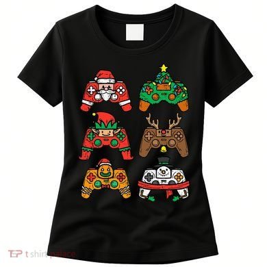 Christmas Gamer Controller Xmas Gaming  Women's T-Shirt