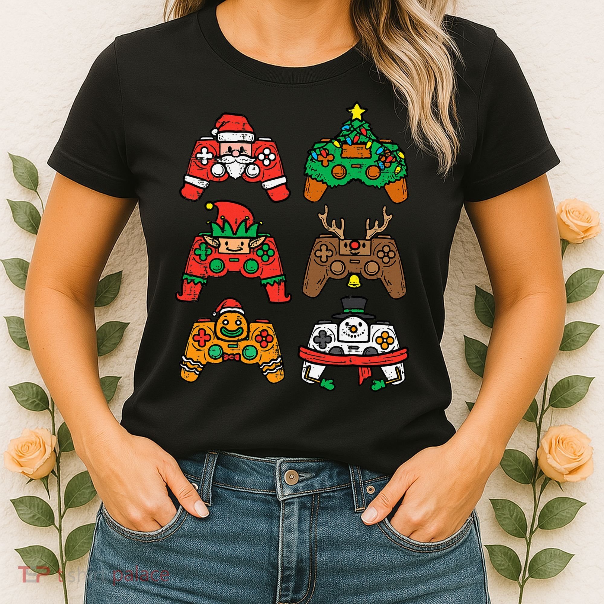 Christmas Gamer Controller Xmas Gaming  Women's T-Shirt