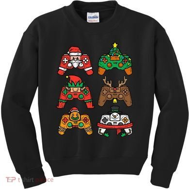 Christmas Gamer Controller Xmas Gaming  Kids Sweatshirt