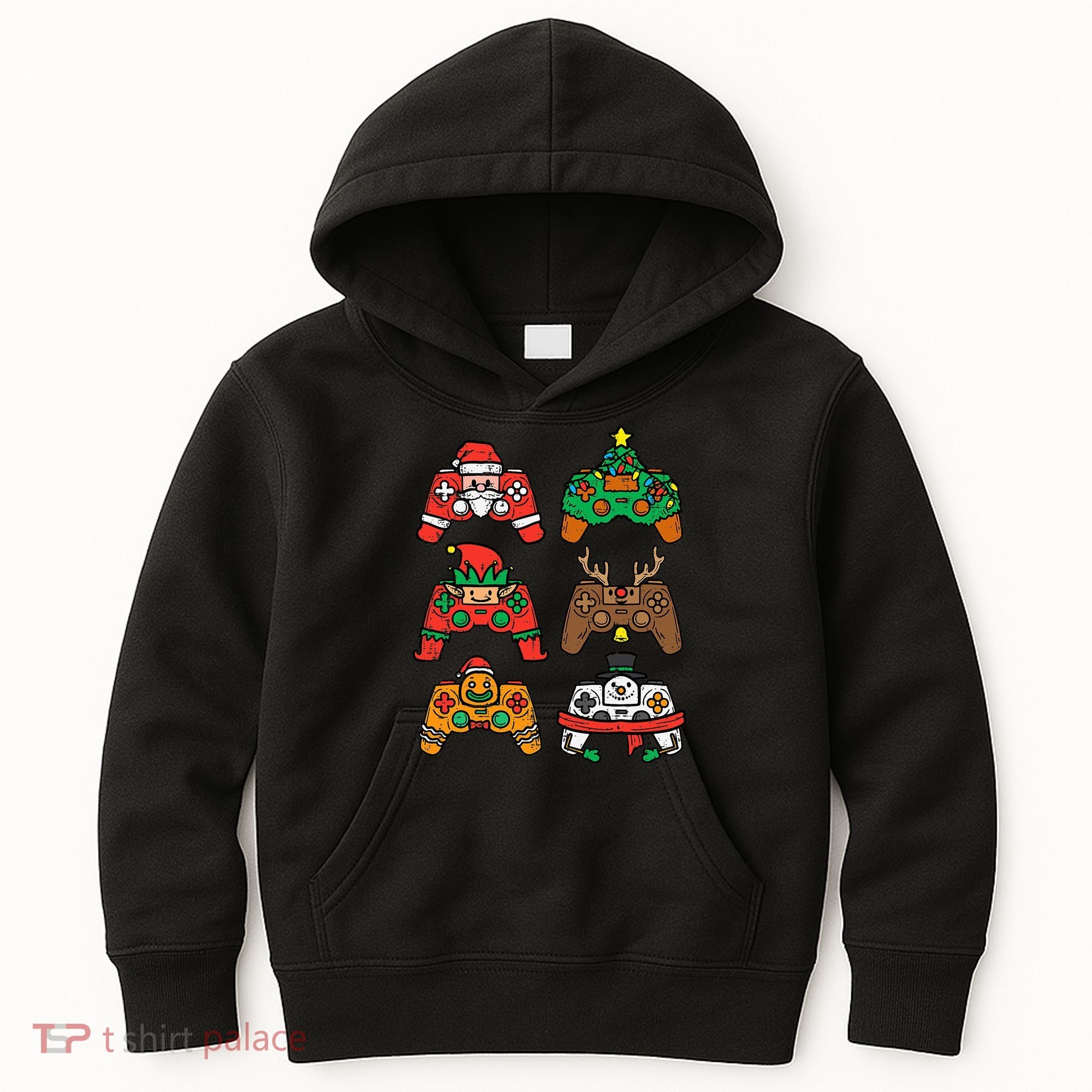 Christmas Gamer Controller Xmas Gaming  Kids Hoodie