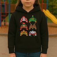 Christmas Gamer Controller Xmas Gaming  Kids Hoodie thumb 3