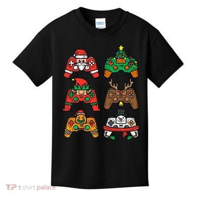 Christmas Gamer Controller Xmas Gaming  Kids T-Shirt