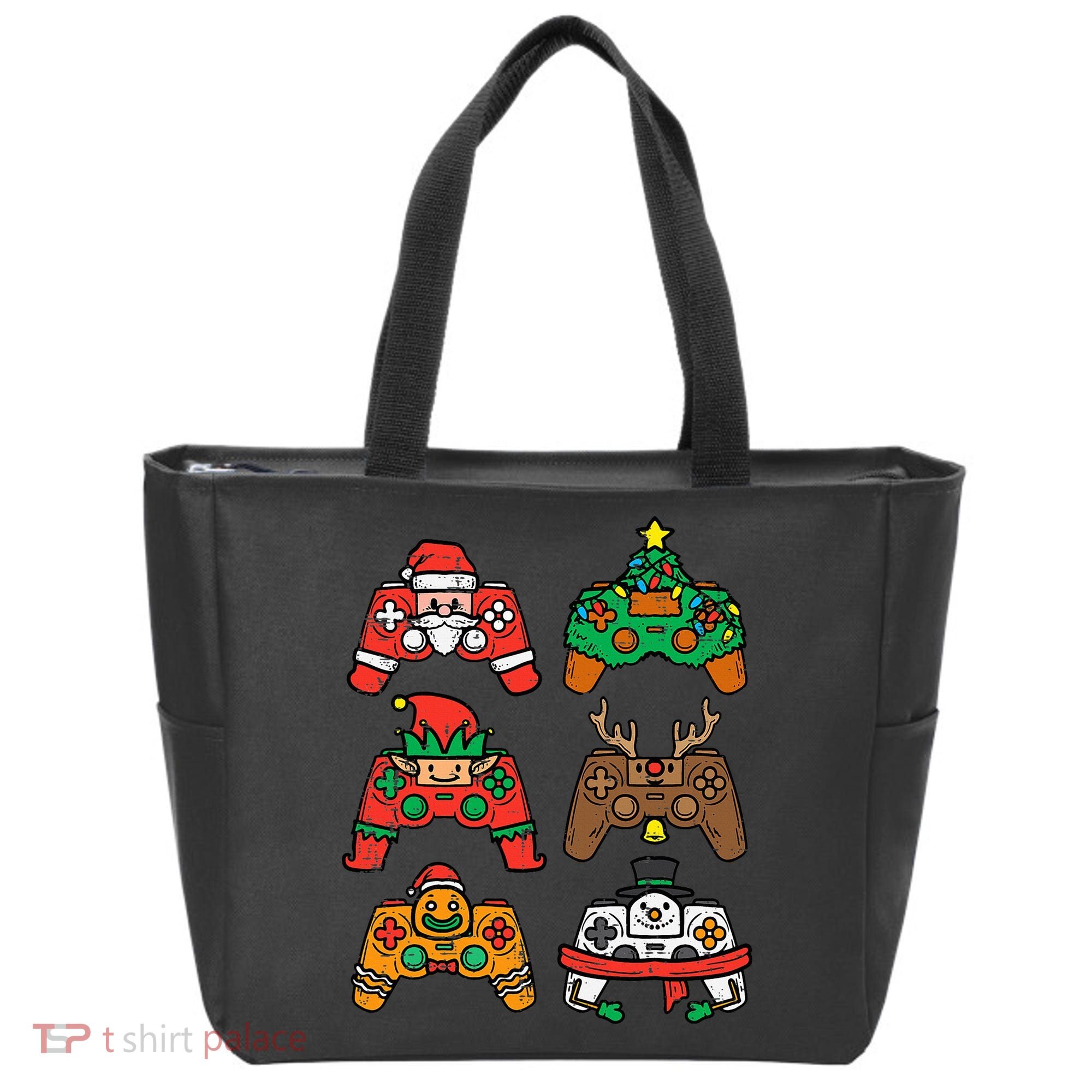 Christmas Gamer Controller Xmas Gaming  Tote Bag