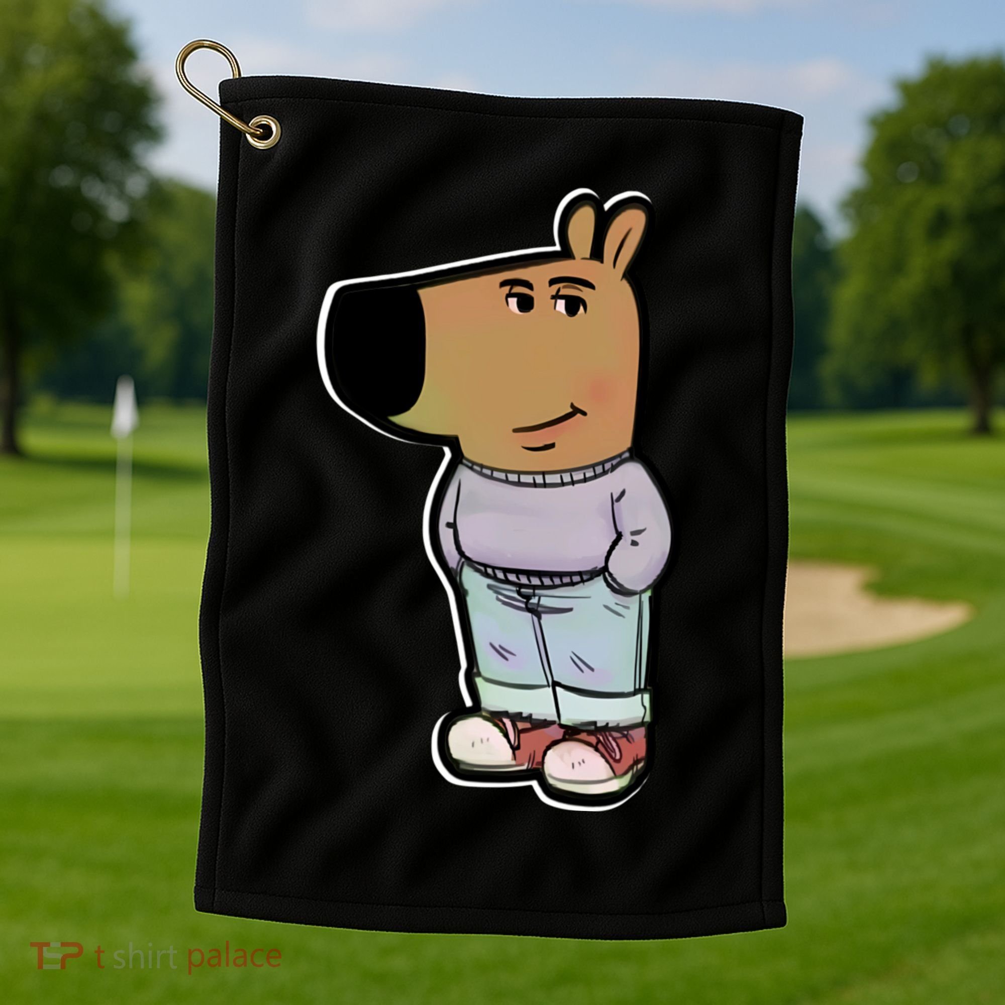 Chill Guy Golf Towel