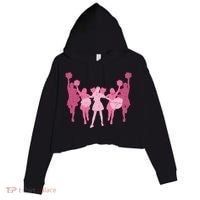 Cheerleader Girls Cheer Team Cheer Practice Cheerleading Cute Gift Crop Fleece Hoodie thumb 0
