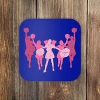 Cheerleader Girls Cheer Team Cheer Practice Cheerleading Cute Gift Coaster thumb 0