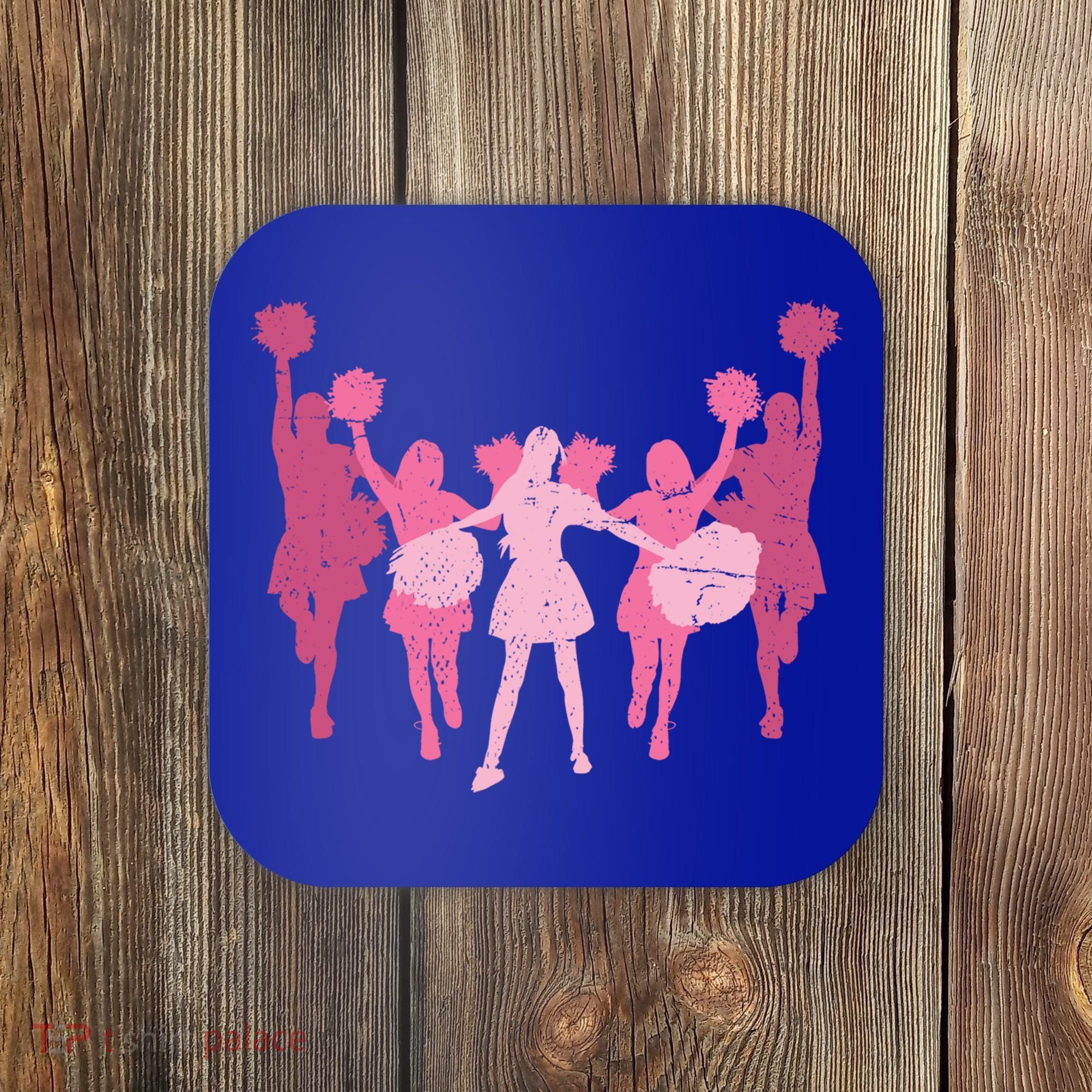 Cheerleader Girls Cheer Team Cheer Practice Cheerleading Cute Gift Coaster