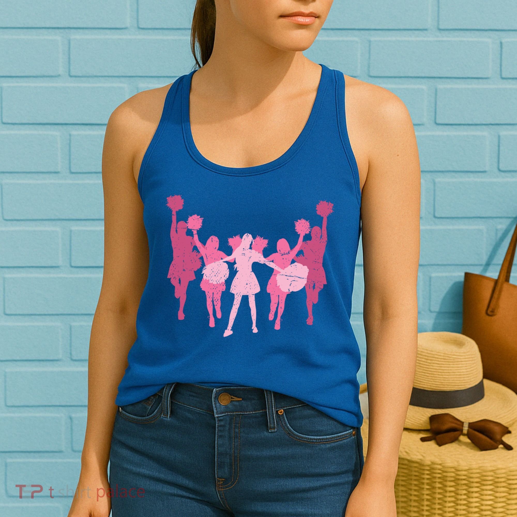 Cheerleader Girls Cheer Team Cheer Practice Cheerleading Cute Gift Women's Tank Top