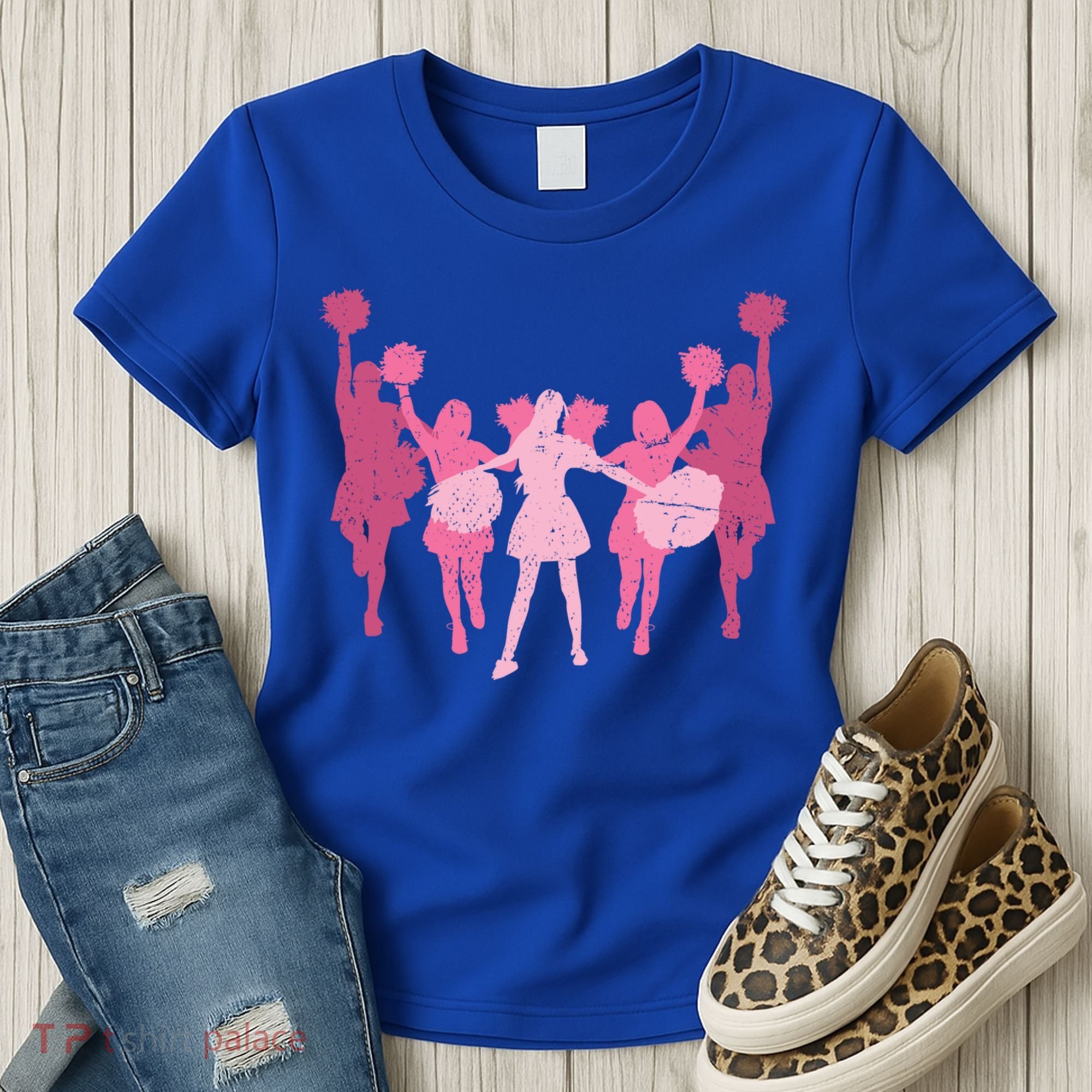 Cheerleader Girls Cheer Team Cheer Practice Cheerleading Cute Gift Women's T-Shirt