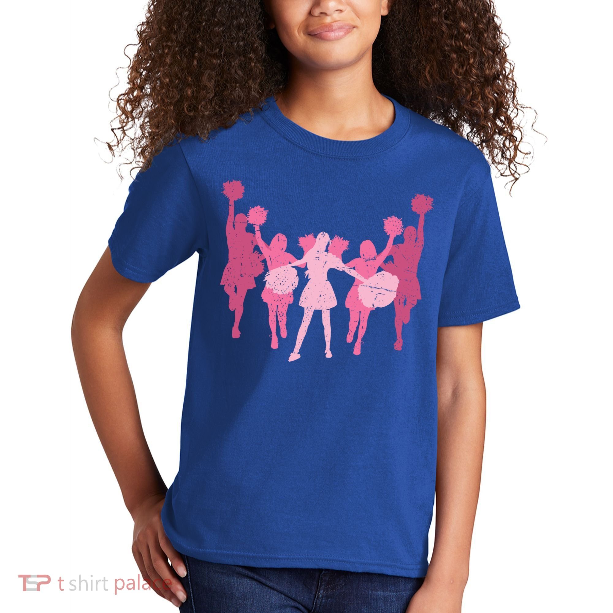 Cheerleader Girls Cheer Team Cheer Practice Cheerleading Cute Gift Kids T-Shirt